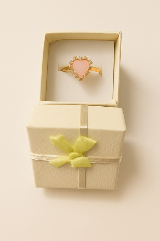 Royal Ruby Heart Ring