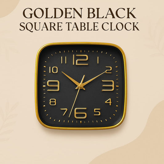 Golden Luxe Clock